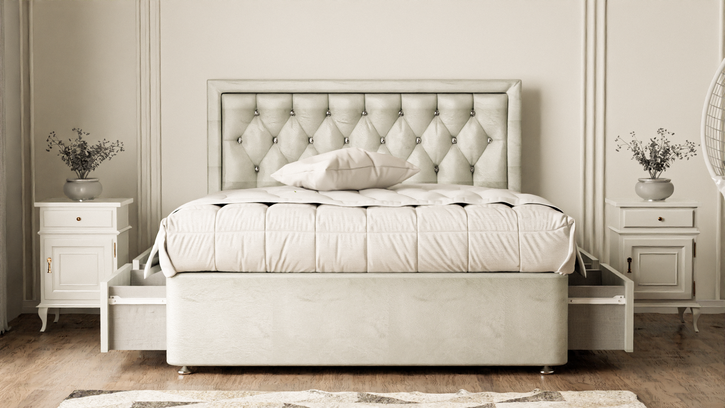 Madrid Chesterfield Divan Bed