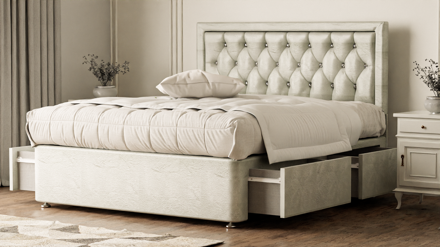 Madrid Chesterfield Divan Bed