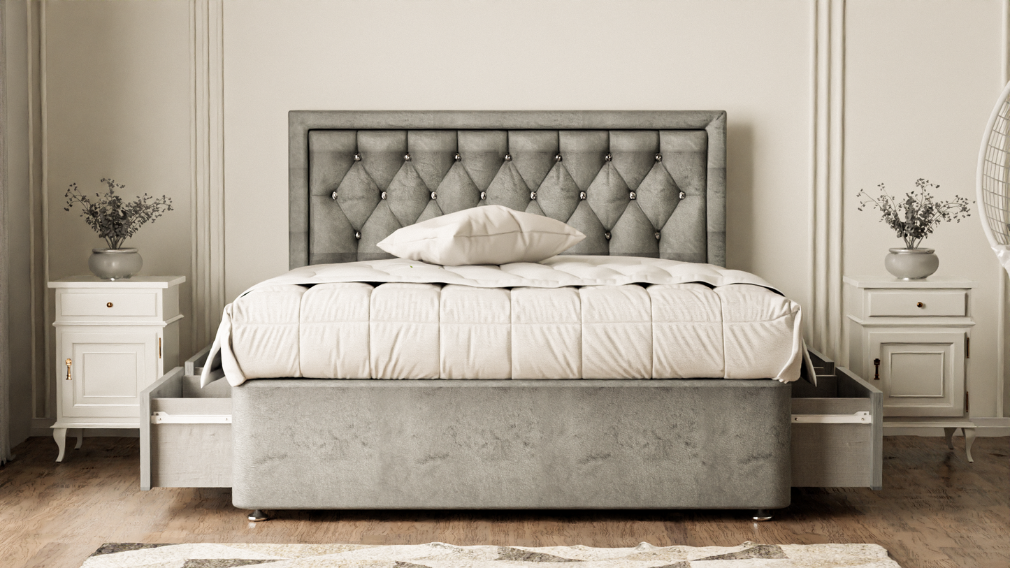 Madrid Chesterfield Divan Bed