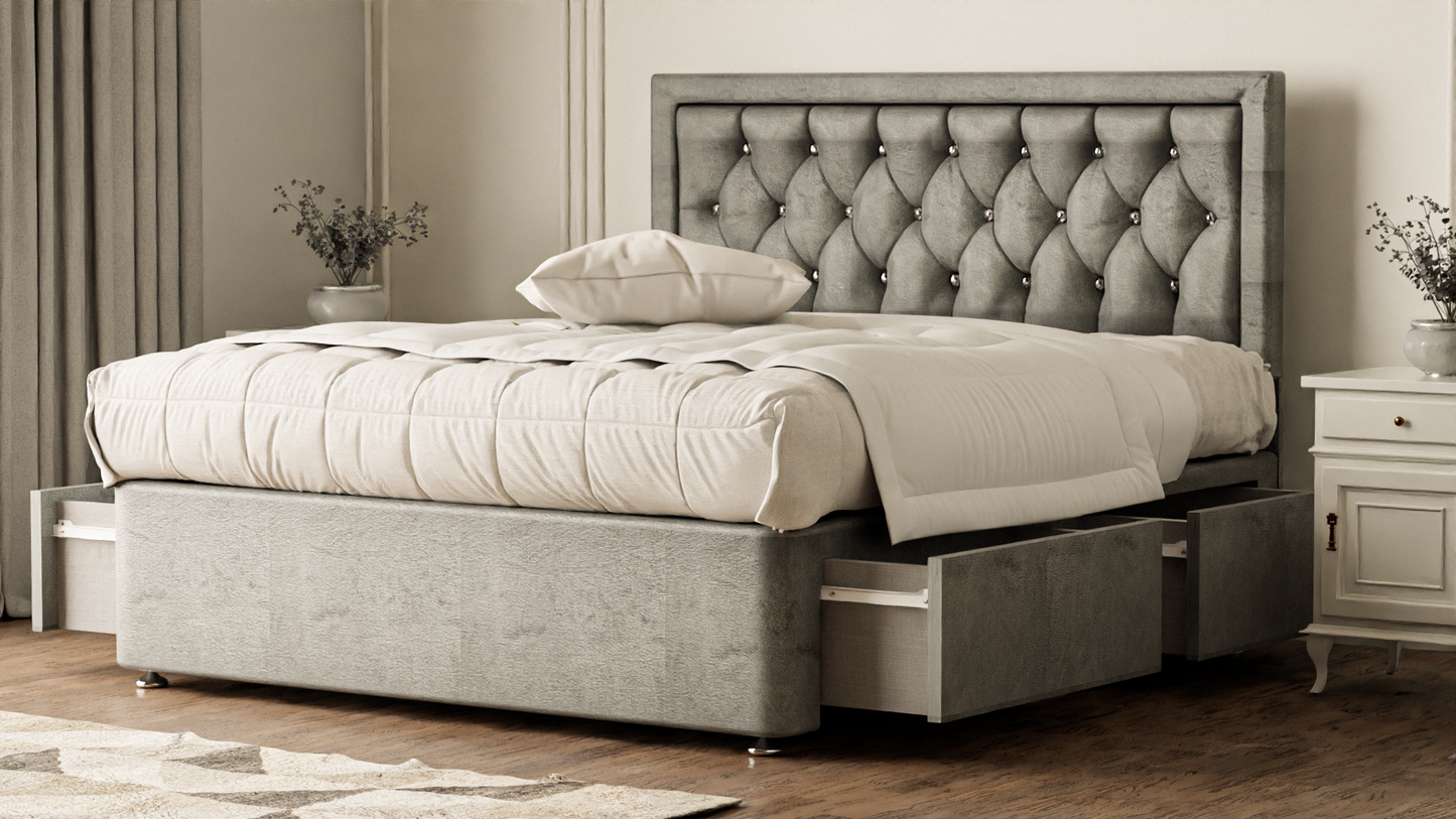 Madrid Chesterfield Divan Bed