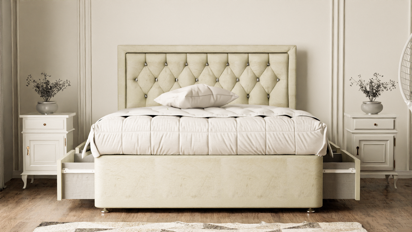 Madrid Chesterfield Divan Bed