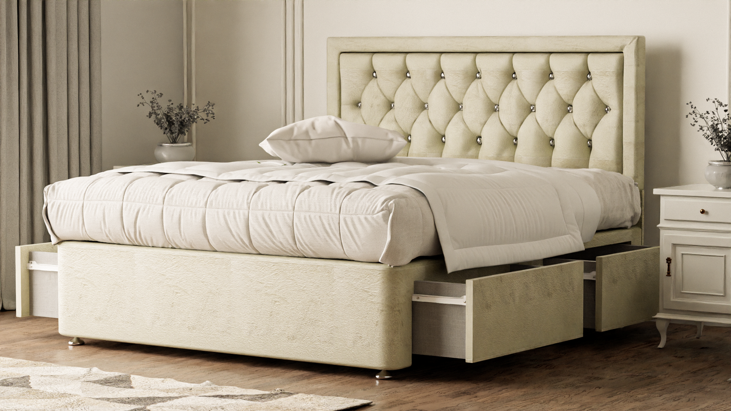 Madrid Chesterfield Divan Bed