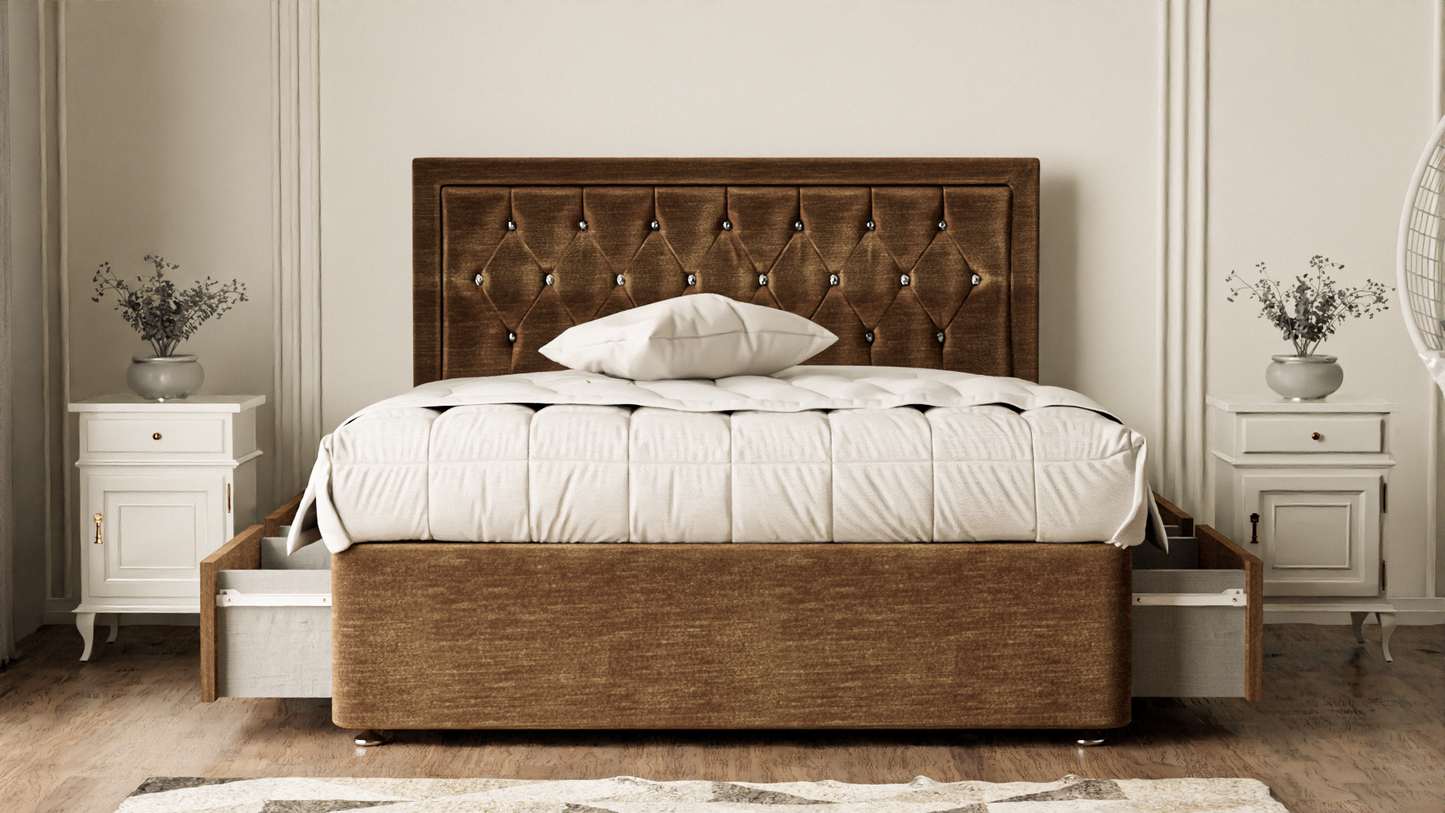 Madrid Chesterfield Divan Bed
