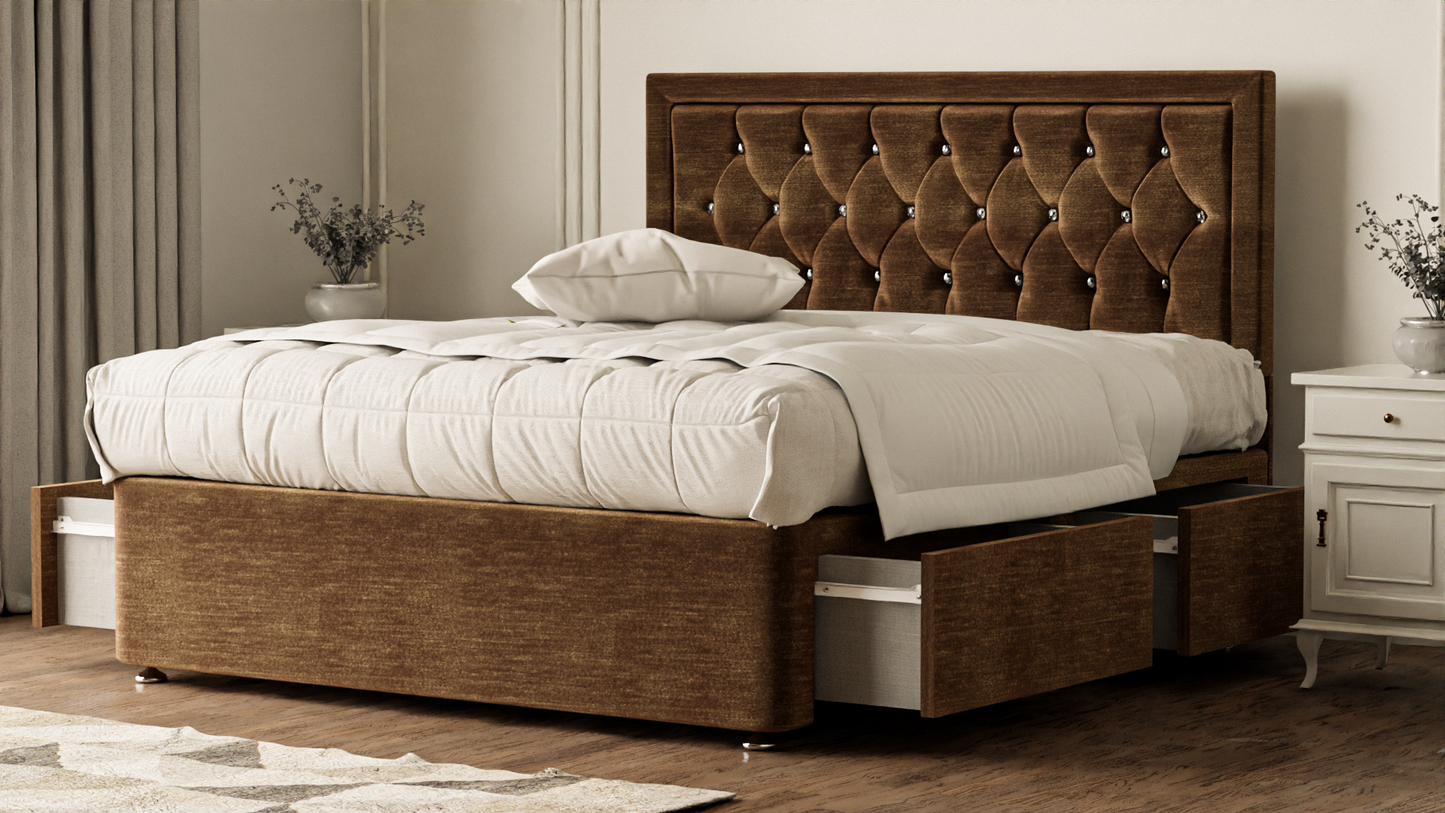 Madrid Chesterfield Divan Bed