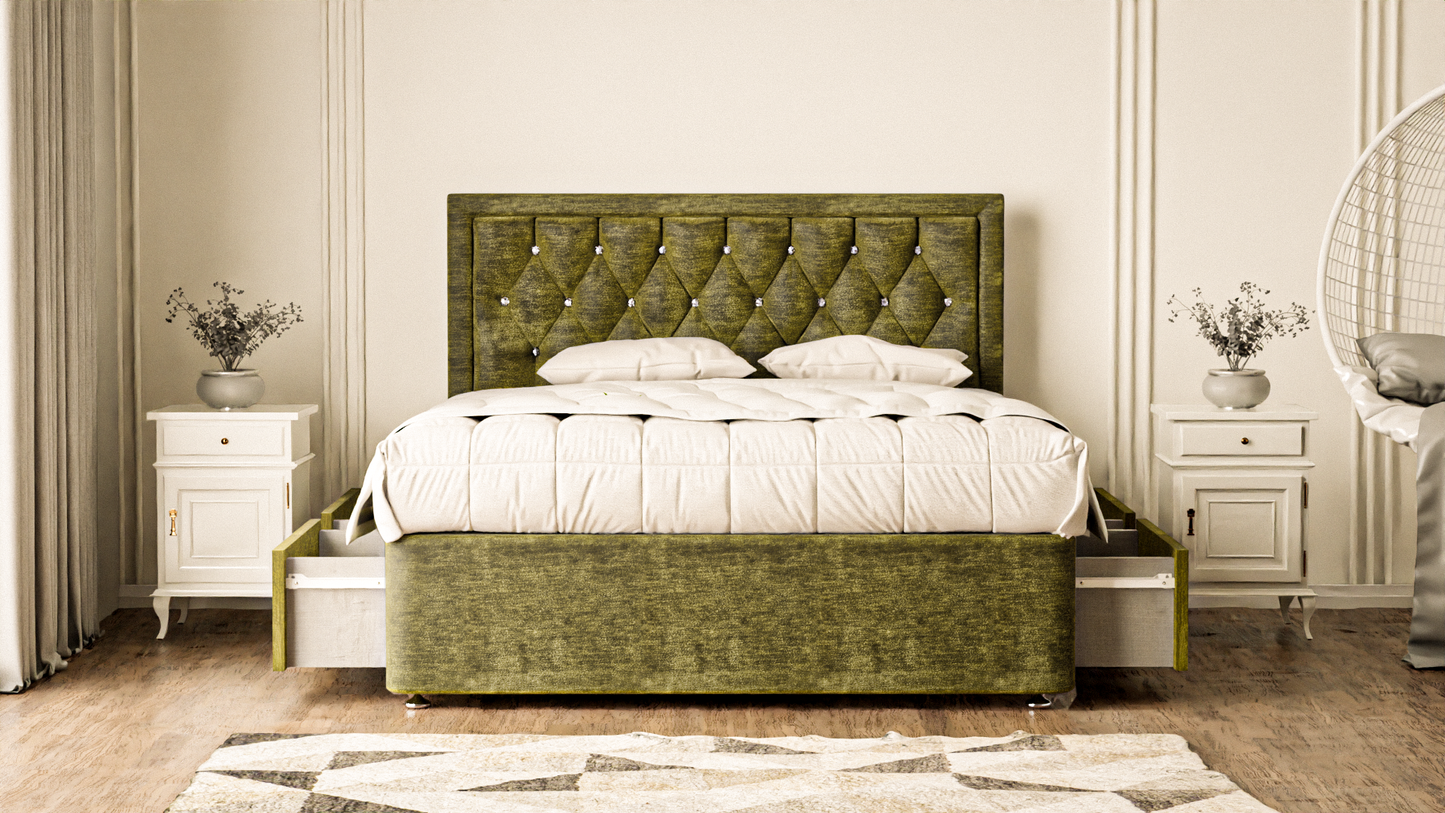 Madrid Chesterfield Divan Bed