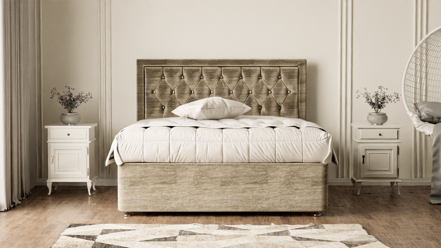 Madrid Chesterfield Divan Bed