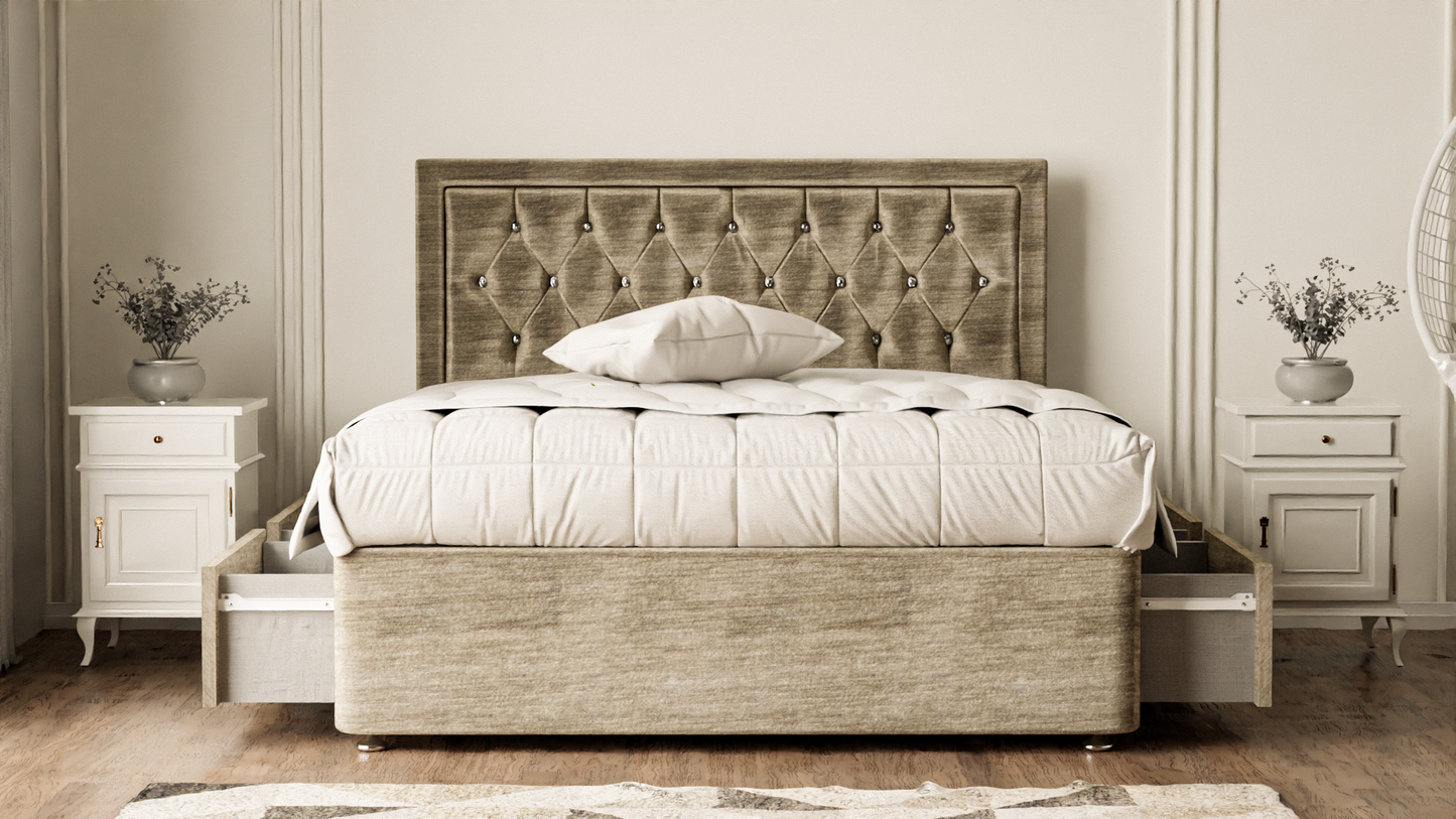 Madrid Chesterfield Divan Bed