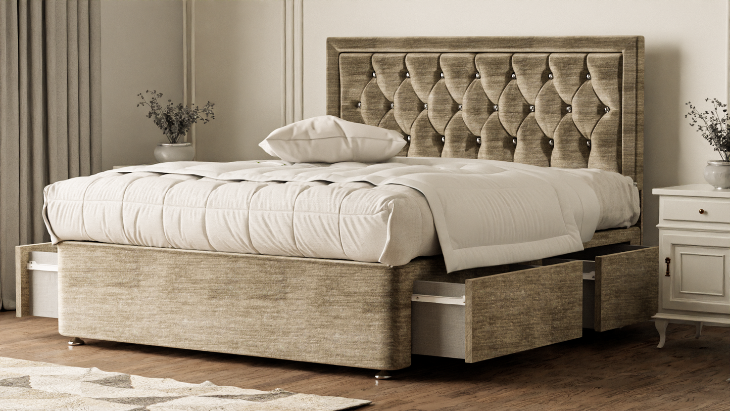 Madrid Chesterfield Divan Bed