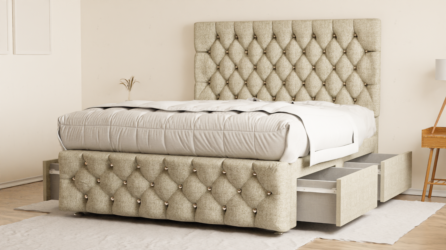 Moscow Chesterfield Divan Bed