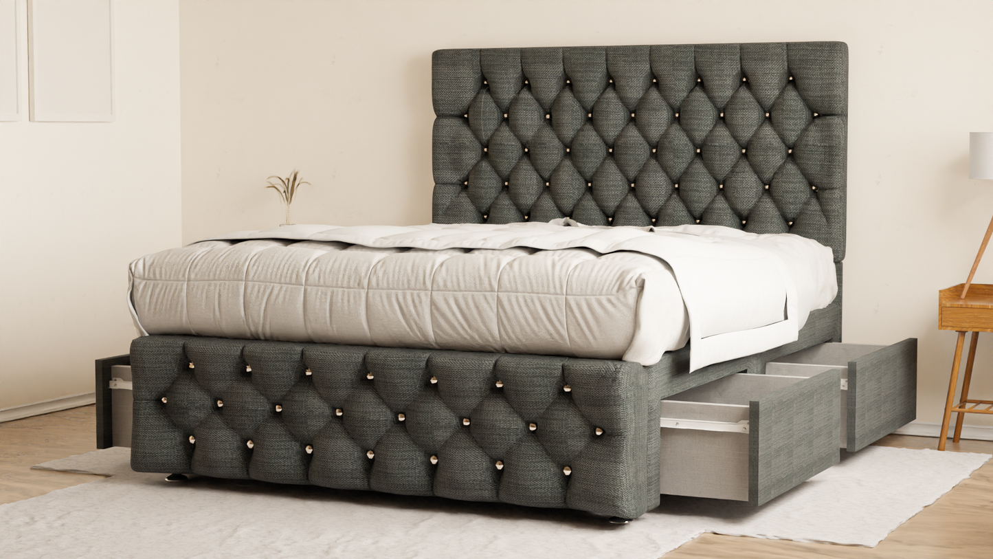 Moscow Chesterfield Divan Bed