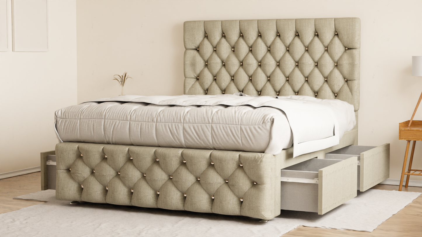 Moscow Chesterfield Divan Bed