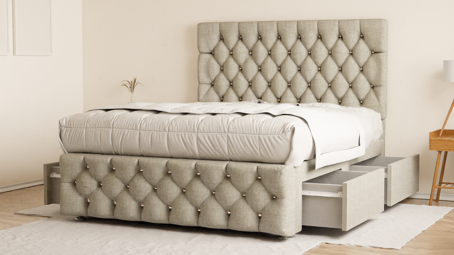 Moscow Chesterfield Divan Bed