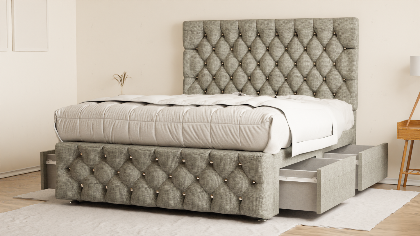 Moscow Chesterfield Divan Bed