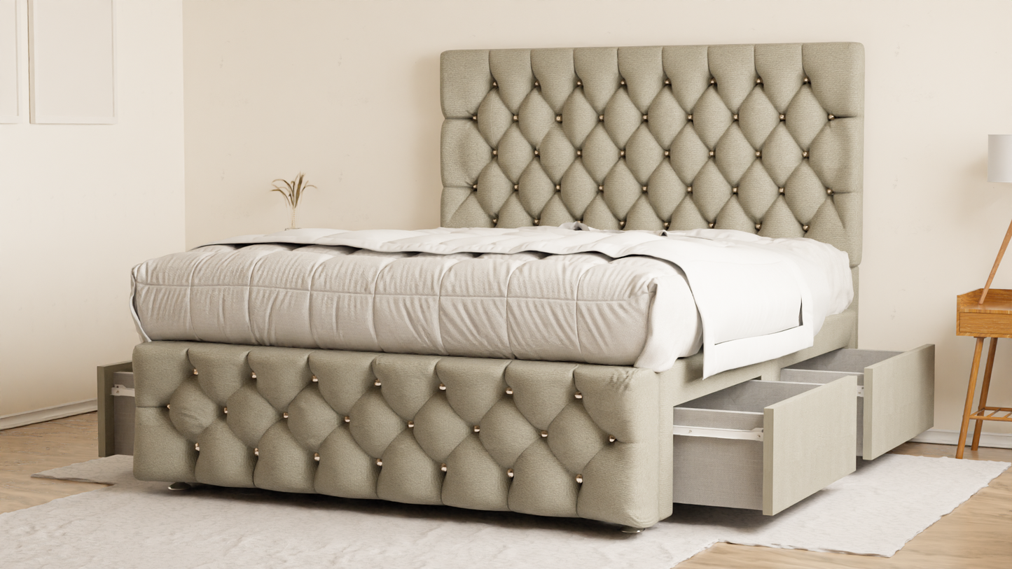 Moscow Chesterfield Divan Bed