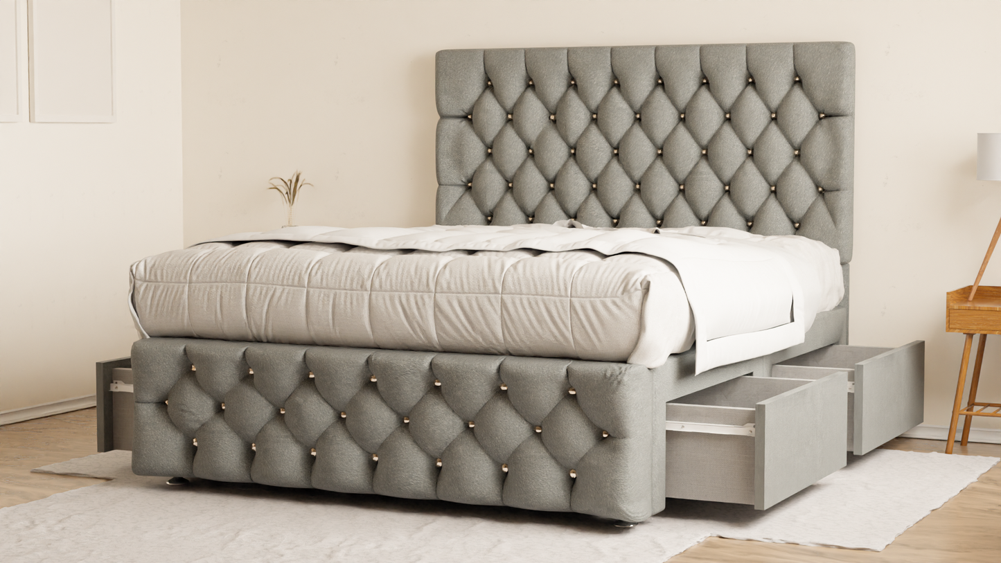Moscow Chesterfield Divan Bed