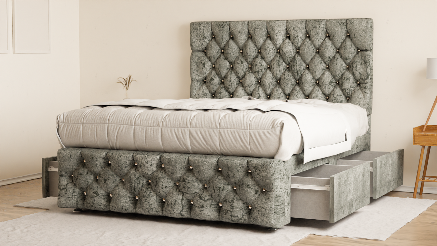 Moscow Chesterfield Divan Bed