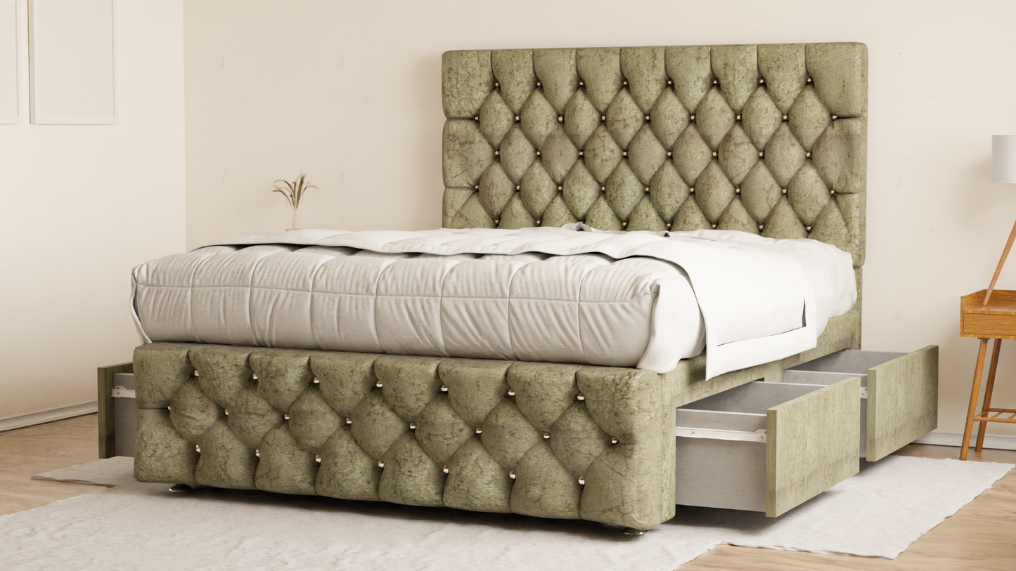 Moscow Chesterfield Divan Bed
