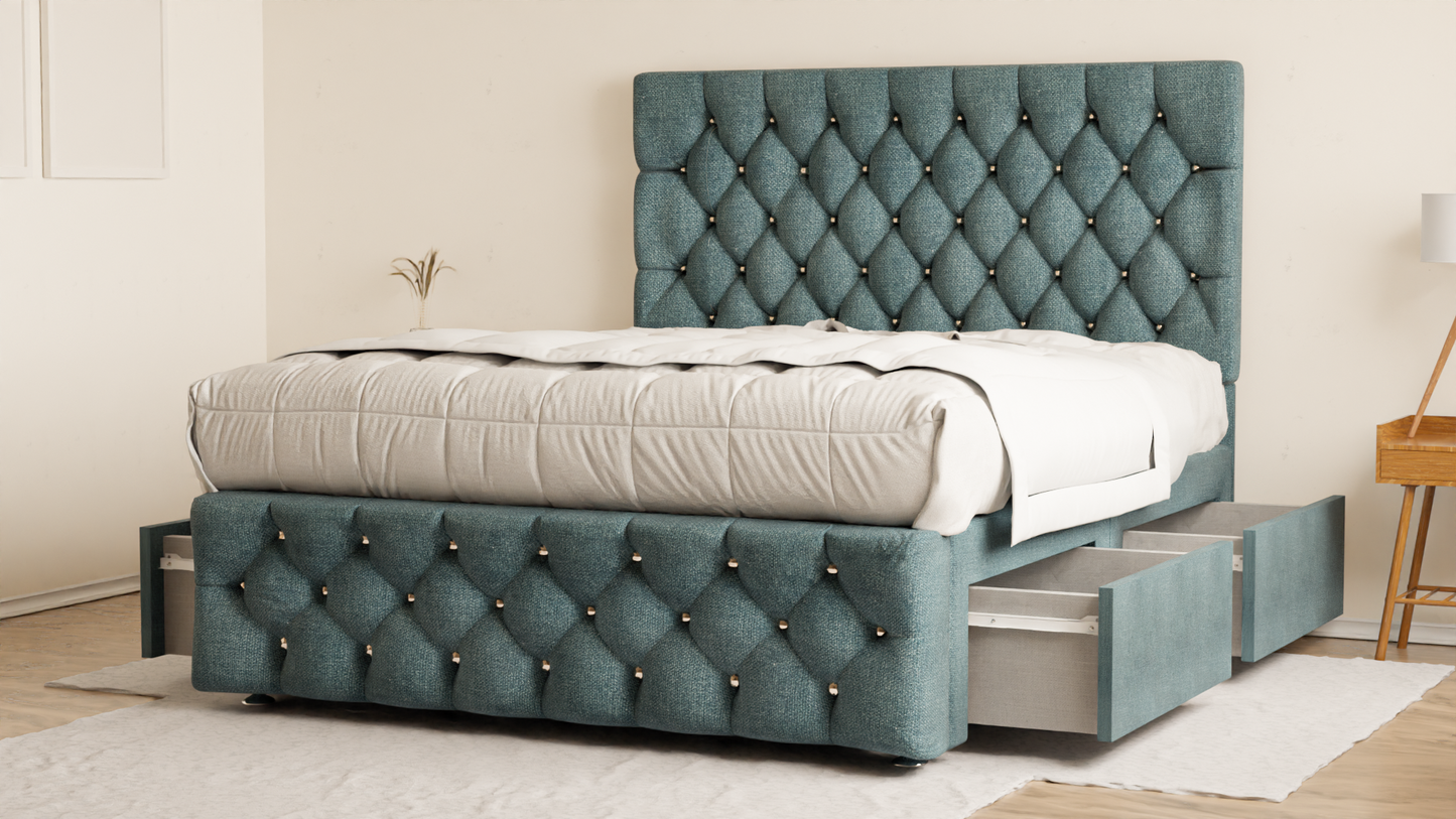 Moscow Chesterfield Divan Bed