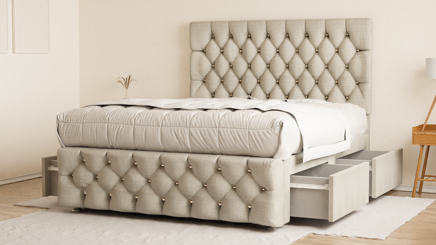 Moscow Chesterfield Divan Bed