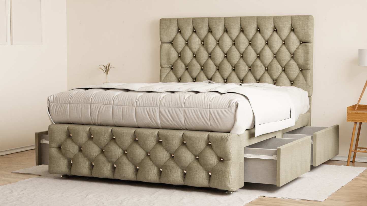 Moscow Chesterfield Divan Bed