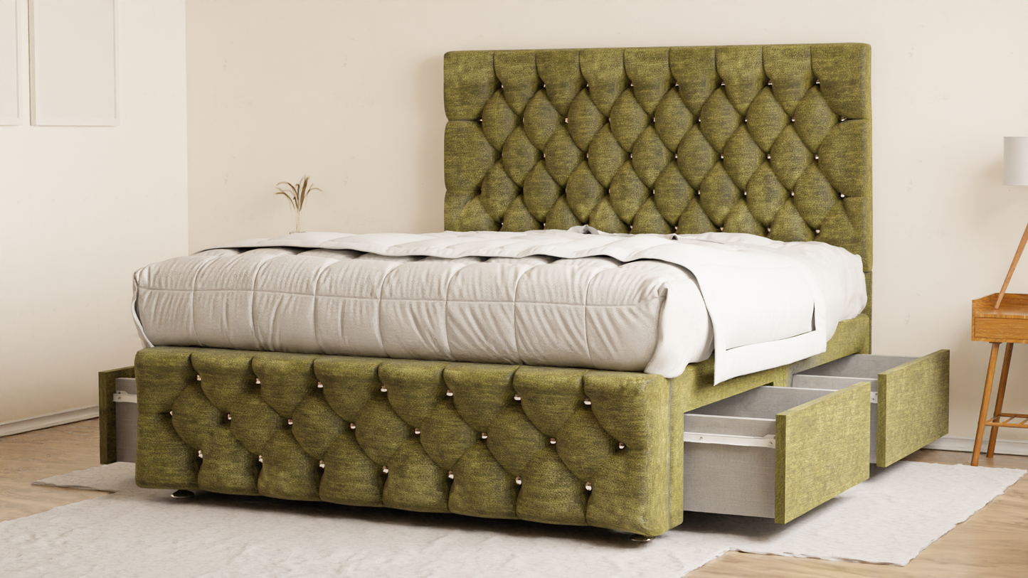 Moscow Chesterfield Divan Bed