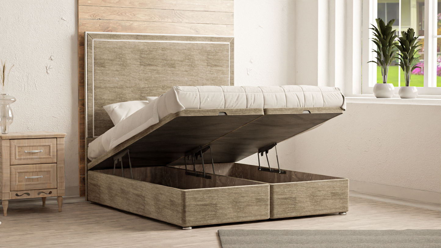 Piping Ottoman Divan Bed