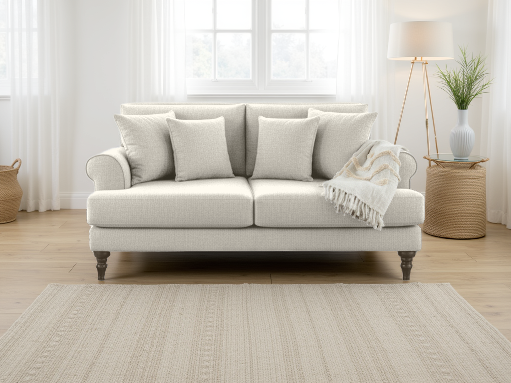 Sunnie Beige 2 Seater sofa for UK and Isle of Man homes