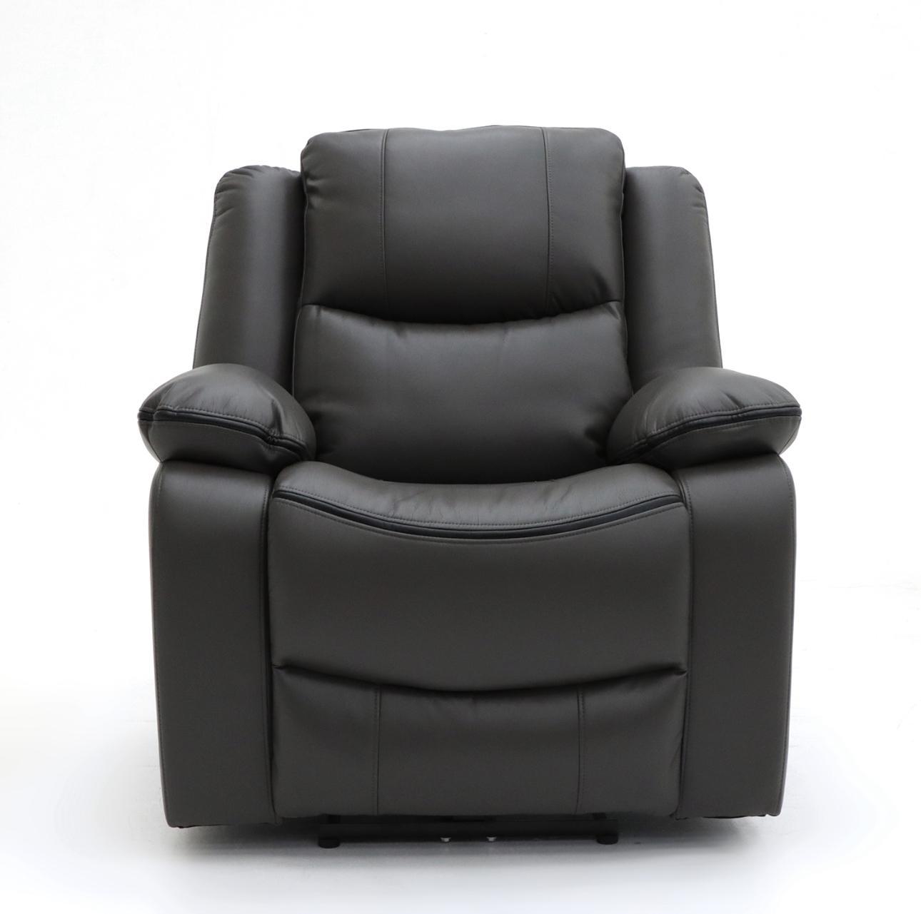 Haven Electric Recliner Sofa Grey Armchair at Dreamy furniture store