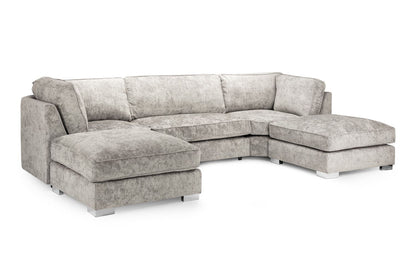 Bianco Fullback Sofa Truffle U Shape Corner