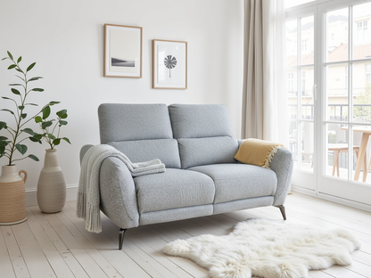 Sorrento  Electric Recliner Grey 2 Seater