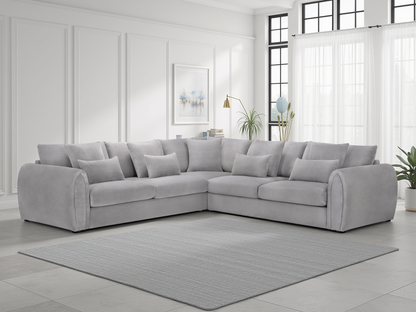 Milo Sofa Grey Large Corner at Dreamy furniture store
