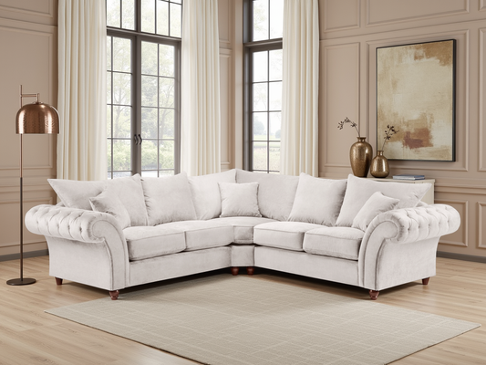 Willow Stone Large Corner sofa - premium fullback sofa with UK and Isle of Man delivery