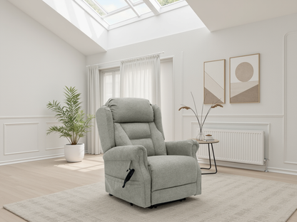 Faith Rise and Recline Chair Beige from Dreamy - sofa with free Isle of Man and UK delivery
