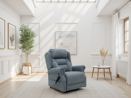 Faith Rise and Recline Chair Grey from Dreamy - sofa with free Isle of Man and UK delivery