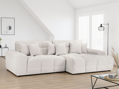 Joanna Sofa Beige Right Hand Facing Corner at Dreamy furniture store in Natural