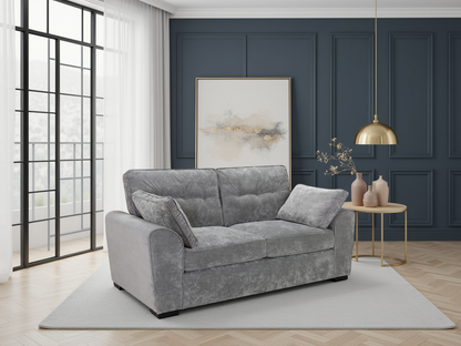 Maxine Sofa Grey 3 Seater - premium furniture with free Isle of Man and UK delivery