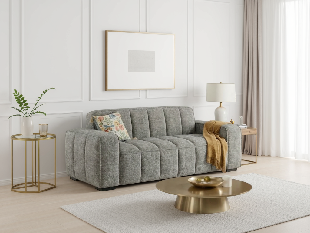 Palmer Sofa Grey 3 Seater - Palmer Sofa Grey 3 Seater 3 seater sofa Isle of Man UK delivery