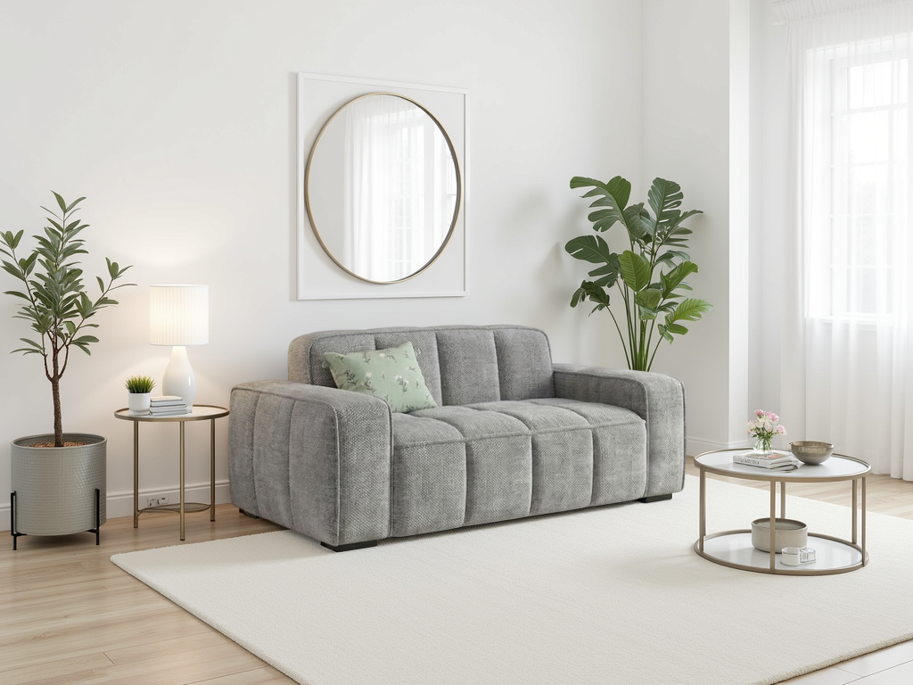 Palmer Sofa Grey 2 Seater - Palmer Sofa Grey 2 Seater 2 seater sofa Isle of Man UK delivery