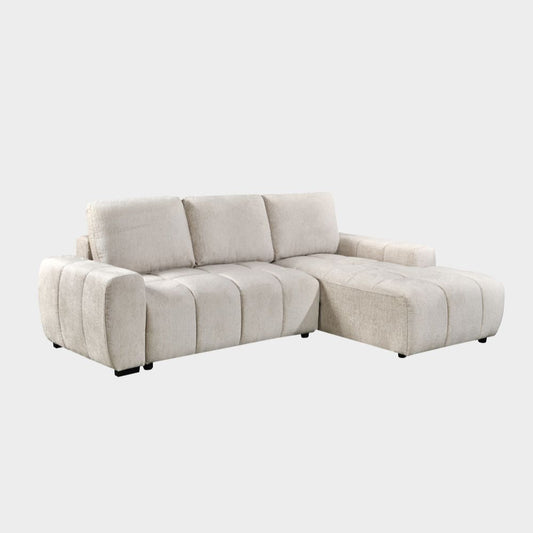 Lora Sofa Bed Beige Right Hand Facing Corner