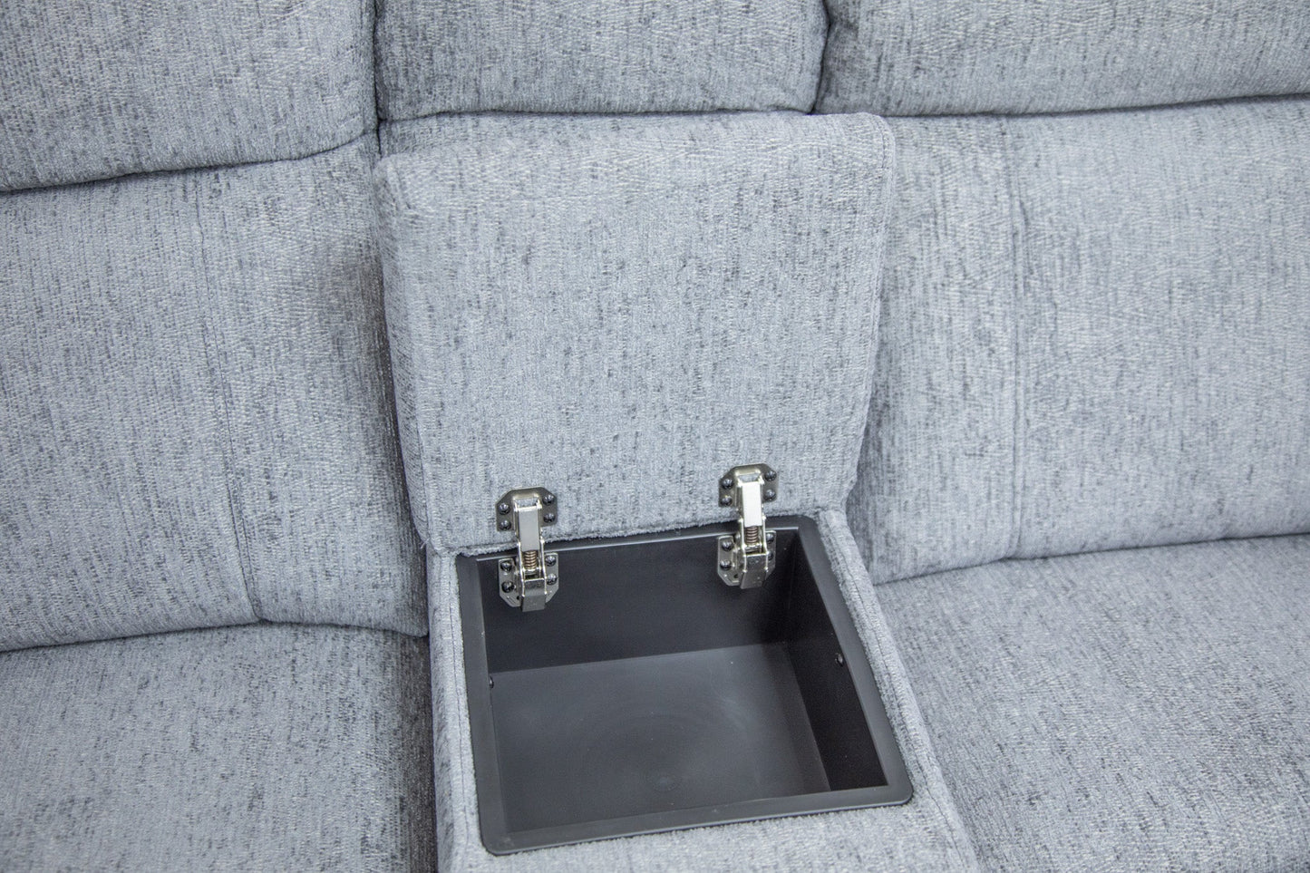 Owl Electric Recliner Sofa Grey Corner - grey fabric electric recliner corner sofa by Dreamy