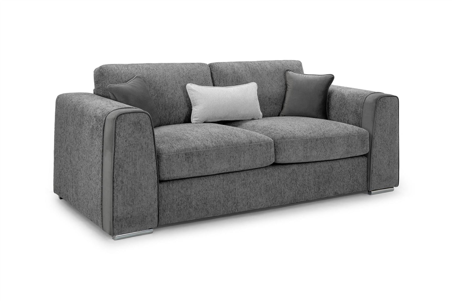 Natalie Grey 3 Seater sofa at Dreamy – W216 x D103 x H90cm with free Isle of Man and UK delivery