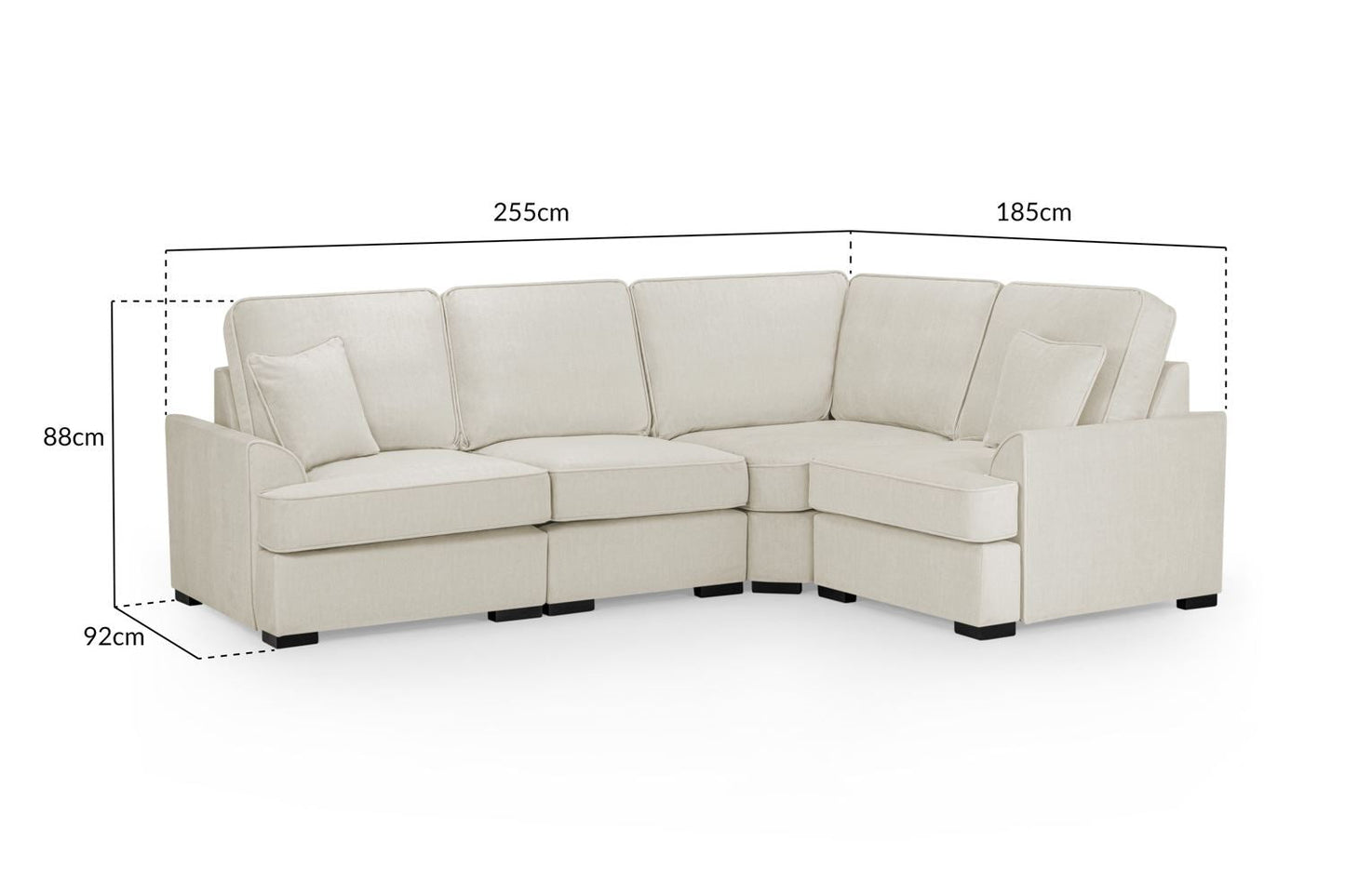 Fuvella Sofa Beige Universal Corner from Dreamy - sofa with free Isle of Man and UK delivery