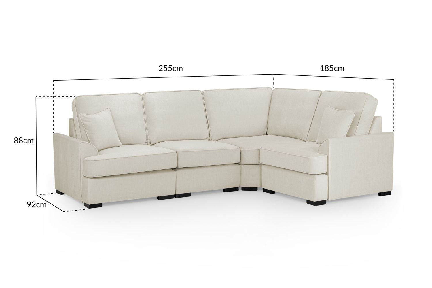 Fuvella Sofa Beige Universal Corner from Dreamy - sofa with free Isle of Man and UK delivery