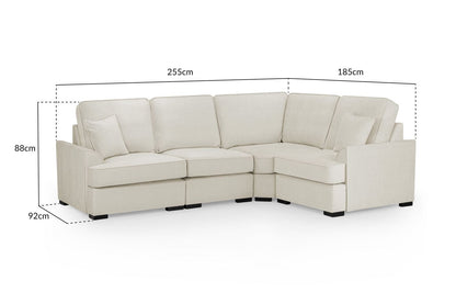 Fuvella Sofa Beige Universal Corner from Dreamy - sofa with free Isle of Man and UK delivery