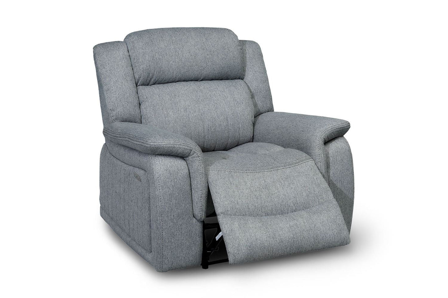 Lindy Electric Recliner Sofa Grey Armchair at Dreamy furniture store