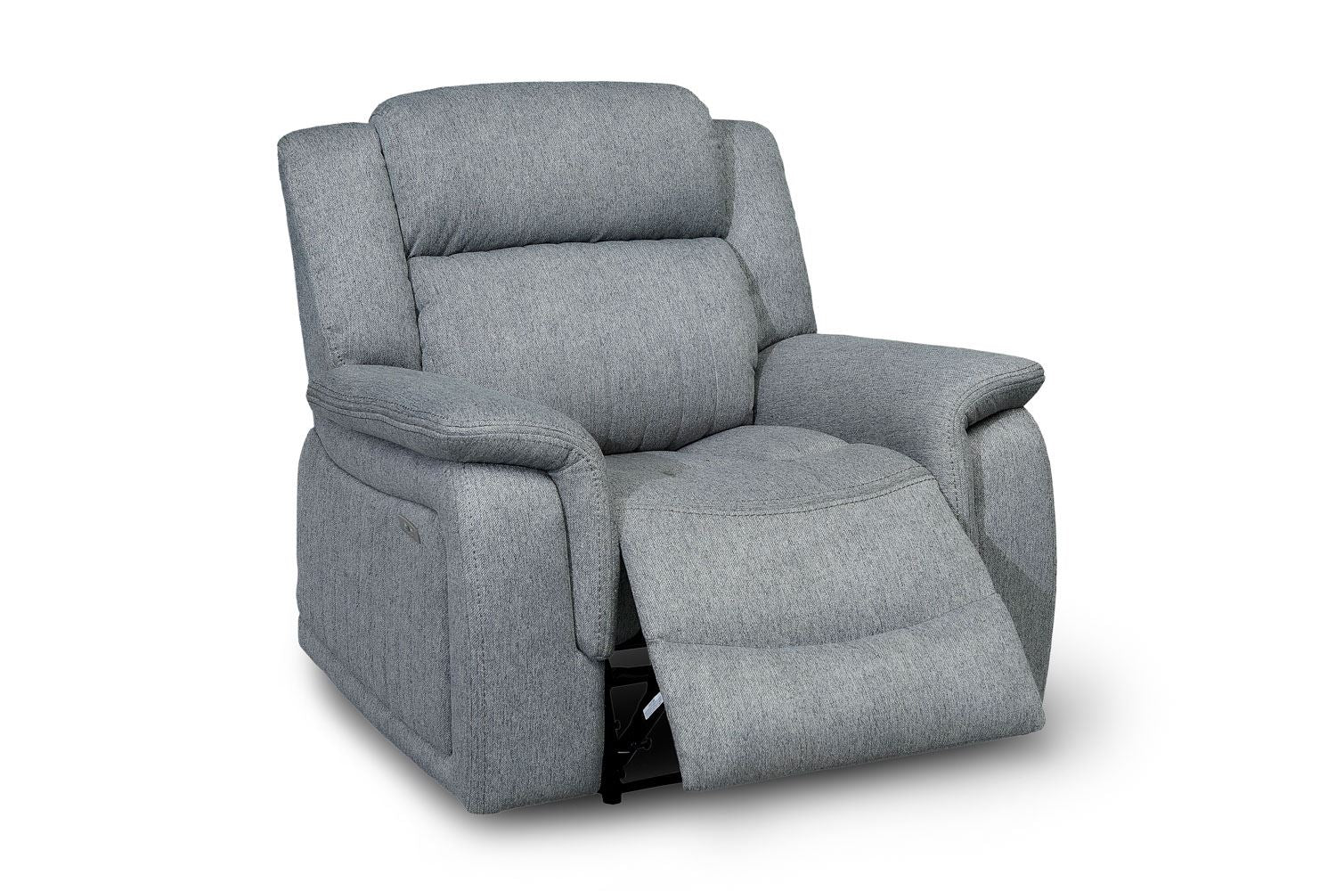Lindy Electric Recliner Sofa Grey Armchair at Dreamy furniture store