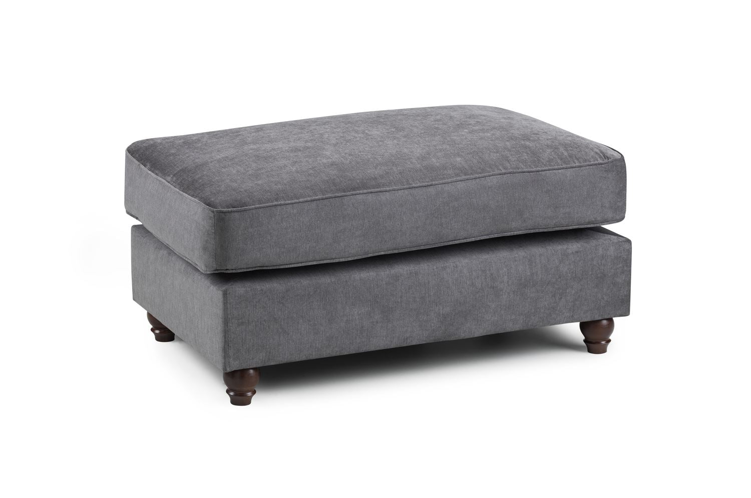Willow Grey Footstool sofa - premium fullback sofa with UK and Isle of Man delivery