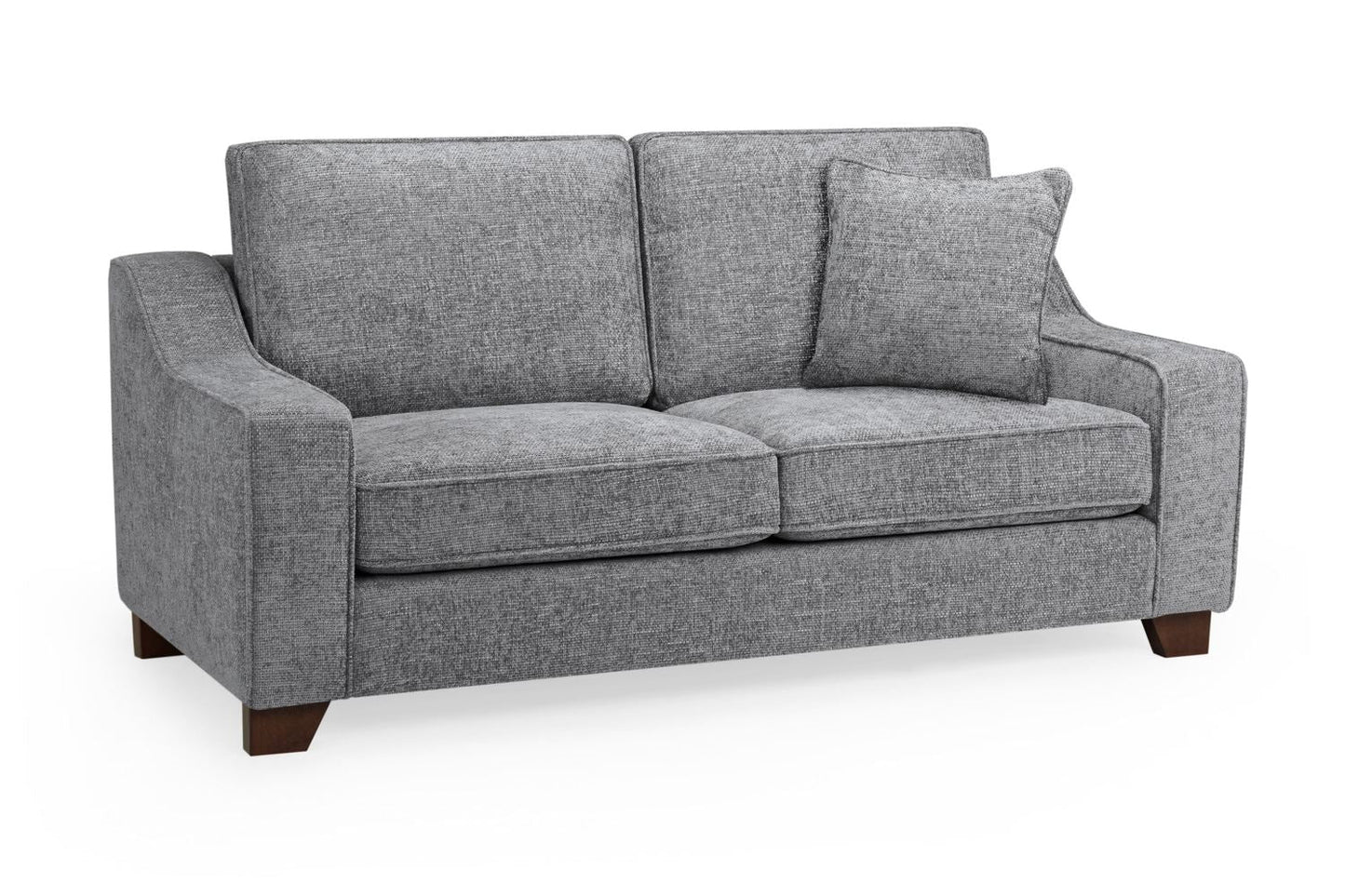 Nelly Sofa Slate 3 Seater - slate fabric 3 seater from Dreamy with free Isle of Man and UK delivery