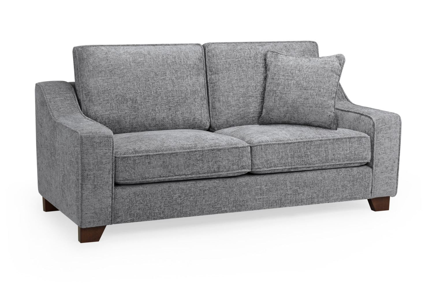 Nelly Sofa Slate 3 Seater - slate fabric 3 seater from Dreamy with free Isle of Man and UK delivery