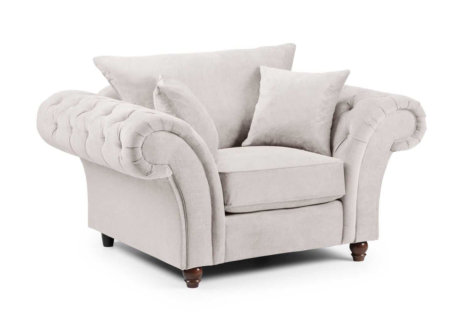 Willow Stone Armchair sofa - premium fullback sofa with UK and Isle of Man delivery
